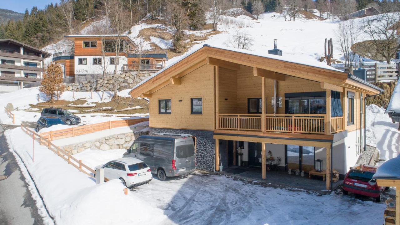 Chalet Glemmtal - Haus Bergblick Viehhofen Bagian luar foto